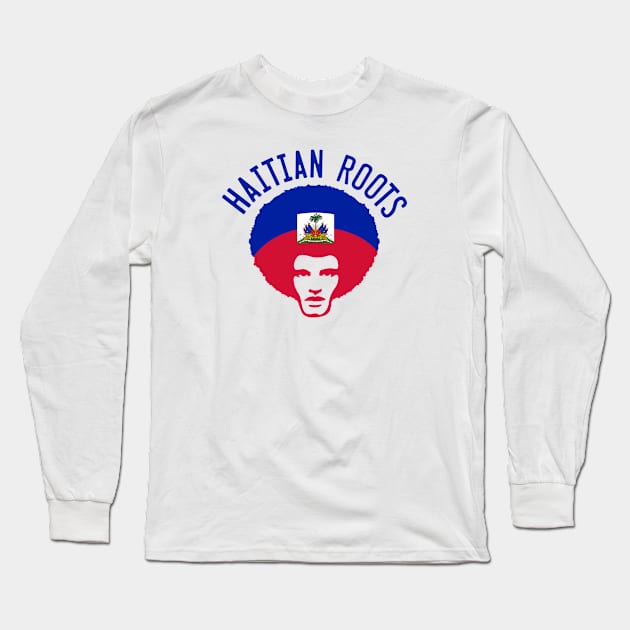 MENS HAITIAN ROOTS Long Sleeve T-Shirt by LILNAYSHUNZ